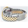 Image 7 : Rolex Mens 2 Tone Lugs MOP Emerald String Pyramid Diamond Datejust