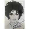 Image 1 : Elizabeth Taylor signed photo