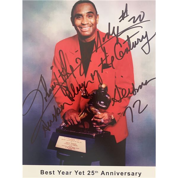 Football player Johnny Rodgers signed photo.