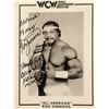 Image 1 : World Champion Wrestler "All American" Ron Simmons Signed Photo