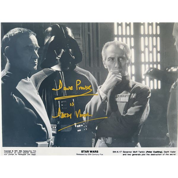 Star Wars David Prowse signed photo