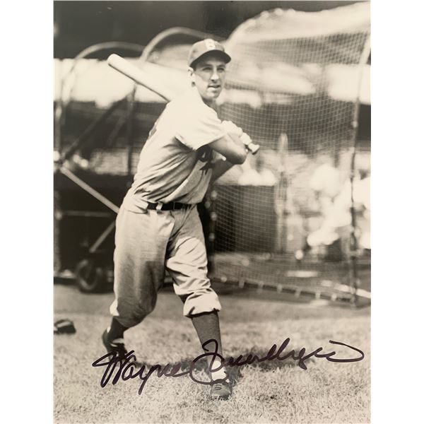 Brooklyn Dodgers Wayne Terwilliger signed photo