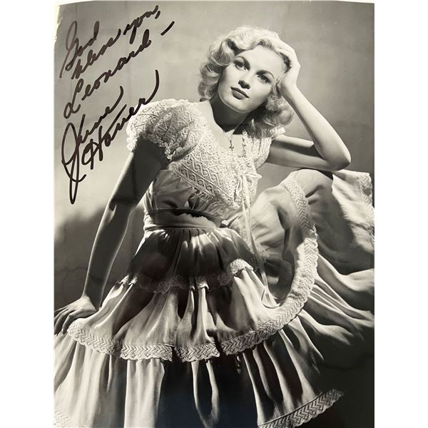 June Haver signed photo