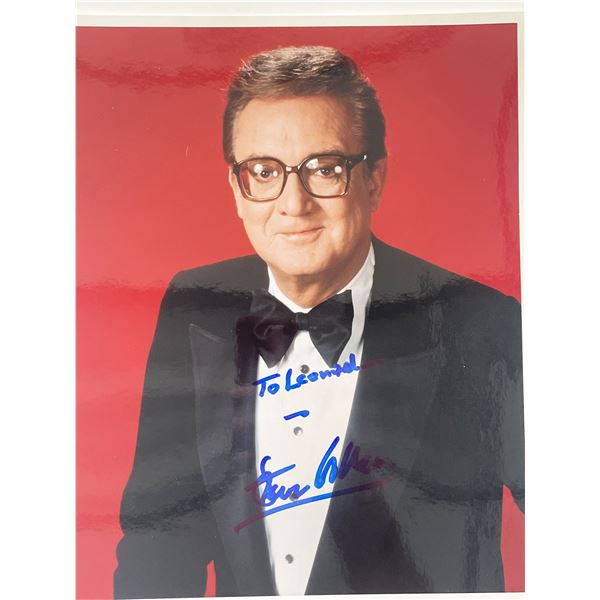 TV host Steve Allen signed photo