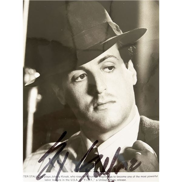 F.I.S.T. Sylvester Stallone signed movie photo