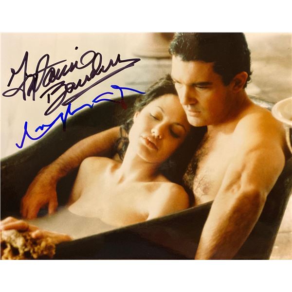 Original Sin Angelina Jolie and Antonio Banderas signed movie photo