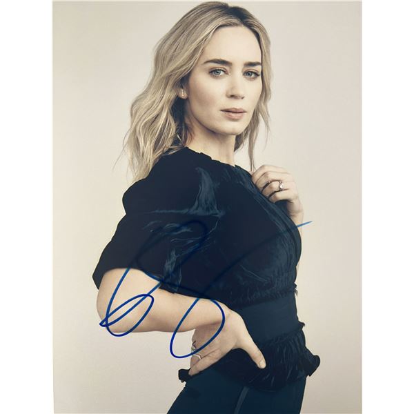Emily Blunt signed photo