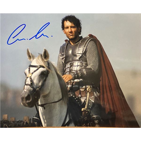 King Arthur Clive Owen signed movie photo