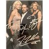 Image 1 : Battle Star Galactica Lucy Lawless, Tricia Helfer, and James Callis signed photo.