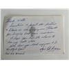 Image 1 : Jim Ed Brown signed note