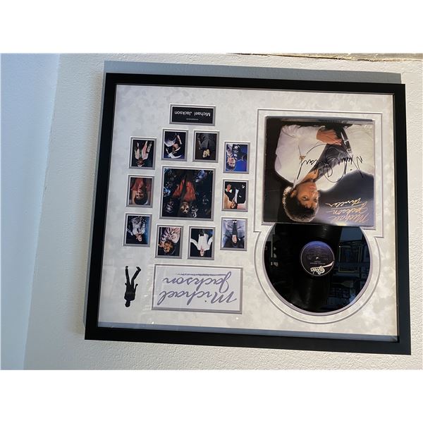 Michael Jackson Thriller signed album
