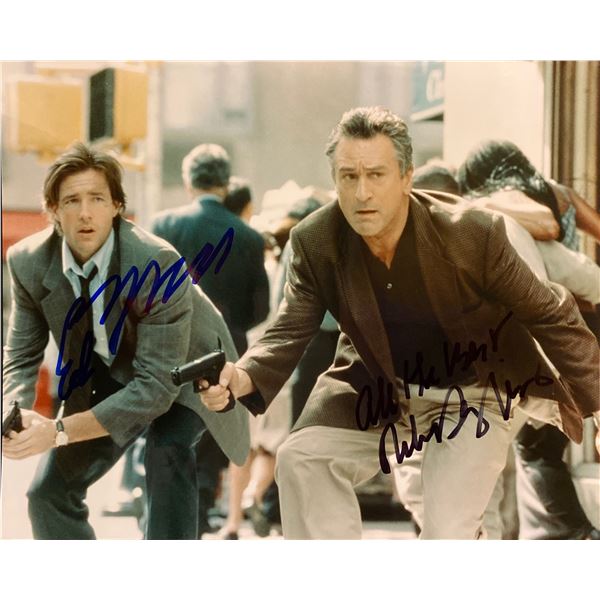 15 Minutes Robert De Niro and Edward Burns signed movie photo