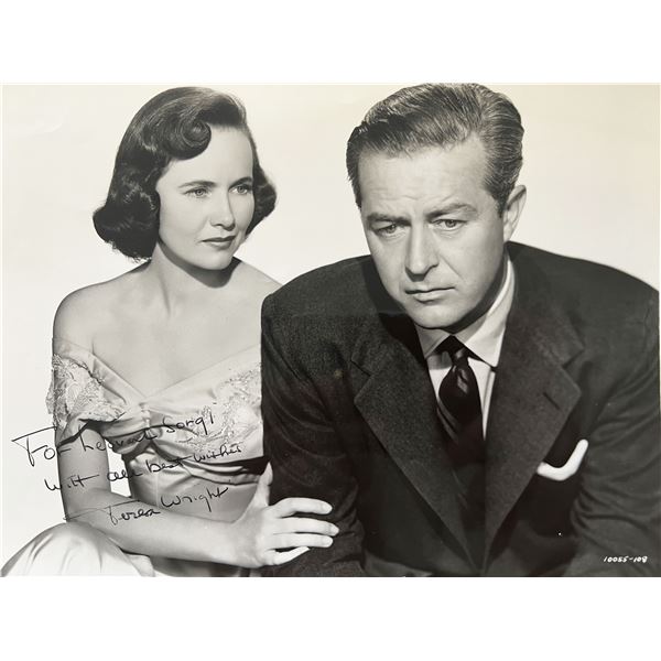 Something to Live For Teresa Wright signed photo