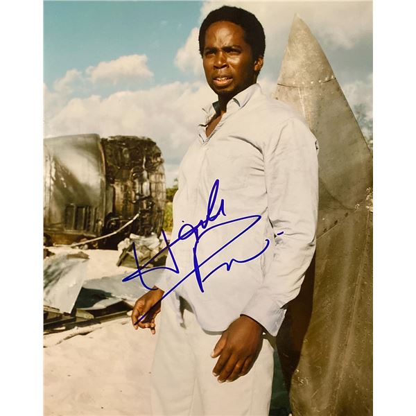 Lost Harold Perrineau signed photo