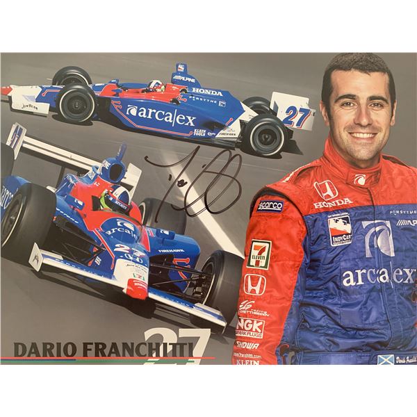 IndyCar Dario Franchitti Signed Photo