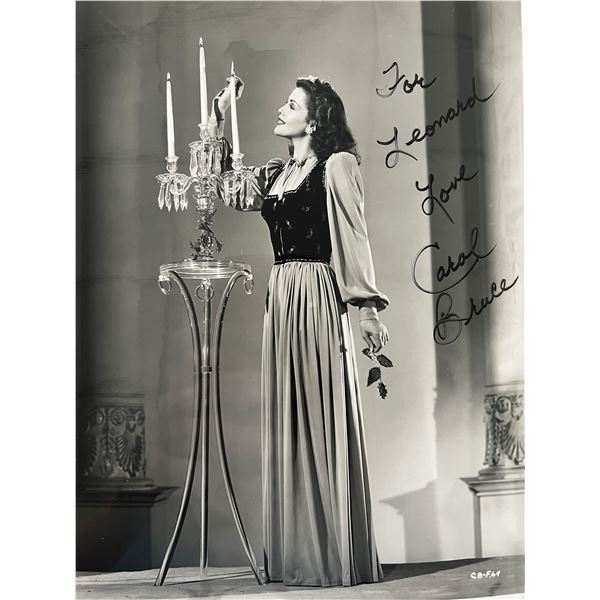 Carol Bruce signed photo