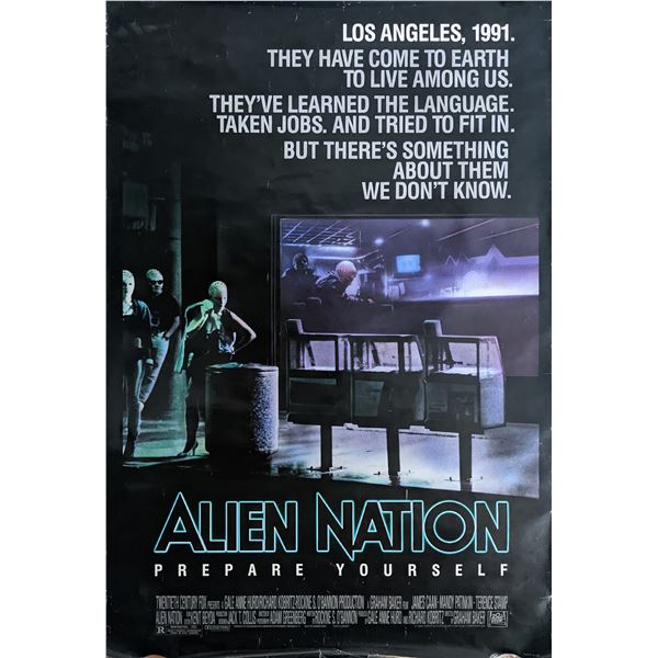 Alien Nation 1988 Original One Sheet Movie Poster