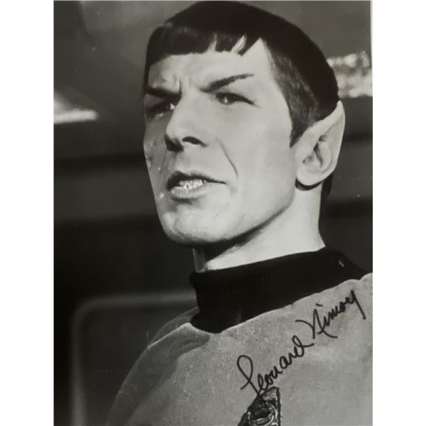 Star Trek Leonard Nimoy signed photo