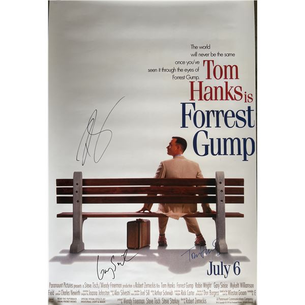Forrest Gump cast signed movie poster