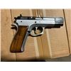 Image 2 : Tanfoglio Cohai TA90 Semi Auto Pistol 9mm 4.5" Barrel Stainless/Black, Restricted