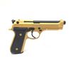 Image 1 : Beretta 92S Semi Auto Pistol 9mm Gold Cerakote 5" Barrel, Restricted