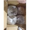Image 2 : New - Box of 4 Glass Craft Bee Hive Shaped Globes