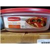 Image 2 : Rubbermaid 1.5 Gal Food Storage Bin x2