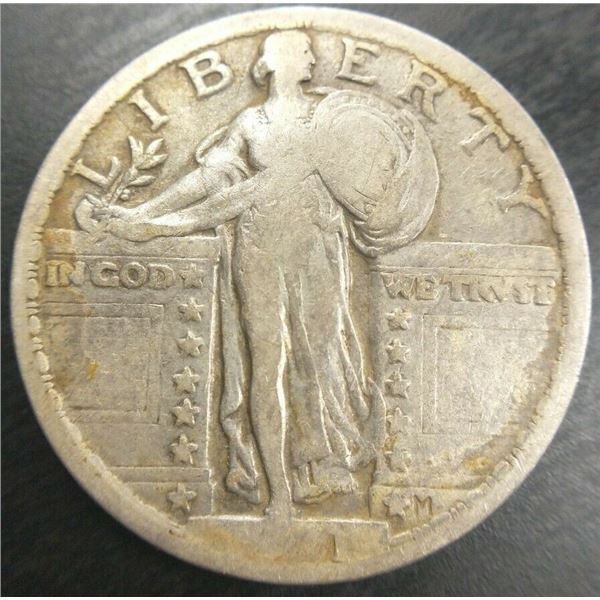 1921 Standing Liberty Quarter VF