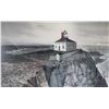 Image 2 : Framed print titled "Cape Spear-Newfoundland" by artist David Blackwood, 21" X 33"