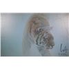 Image 2 : Stretcher framed hand signed, limited edition giclee titled "Twilight-Siberian Tiger" ink signed by 