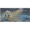 Image 1 : Unframed limited edition, artist signed print " The Touch" pencil signed Scott Kennedy, 244/1500, 7 