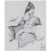 Image 1 : Unframed limited edition, artist signed print "Light of the World" pencil signed by artist Liz Lemon