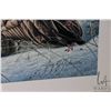 Image 2 : Unframed limited edition, artist signed print "Winter Thaw" pencil signed by artist Jay J. Johnson, 