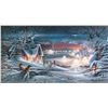 Image 1 : Unframed numbered edition print "Evening Star" by artist Terry Redlin, ink numbered 02870, 14" X 24"