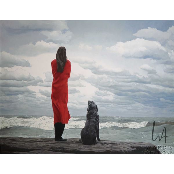 Unframed limited edition, artist signed print "Before the Tempest" pencil signed John Weiss, 260/550