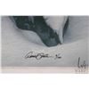 Image 2 : Stretcher framed limited edition canvas giclee titles "Winter's Embrace" ink signed by artist Daniel