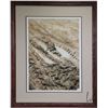 Image 1 : Framed limited edition, artist signed print " Hard Times-Sparrow Pair" pencil signed by artist Raymo