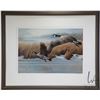 Image 1 : Framed limited edition, artist signed print "Spring Returns", pencil signed by artist Marla Wilson, 