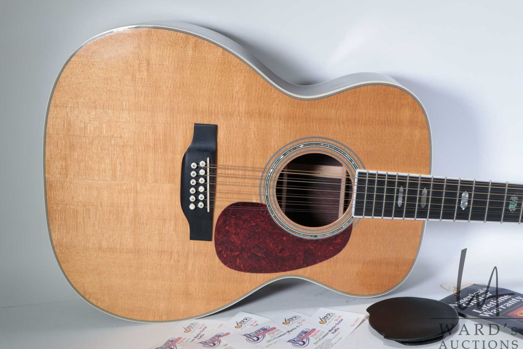 Martin custom 12 string guitar, serial no. 625472 dating to 1998 ...