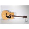 Image 1 : Yamaki Deluxe six string acoustic guitar, item no. AY231 and serial no. 00184040, includes fitted ha