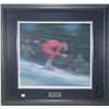 Image 1 : Framed llimited edition lithographic print titled "Downhill Rush", pencil signed by artist Bradley J