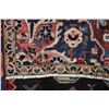 Image 2 : 100% Iranian wool carpet "Bakhtyar" with center medallion, red background and overall floral design,