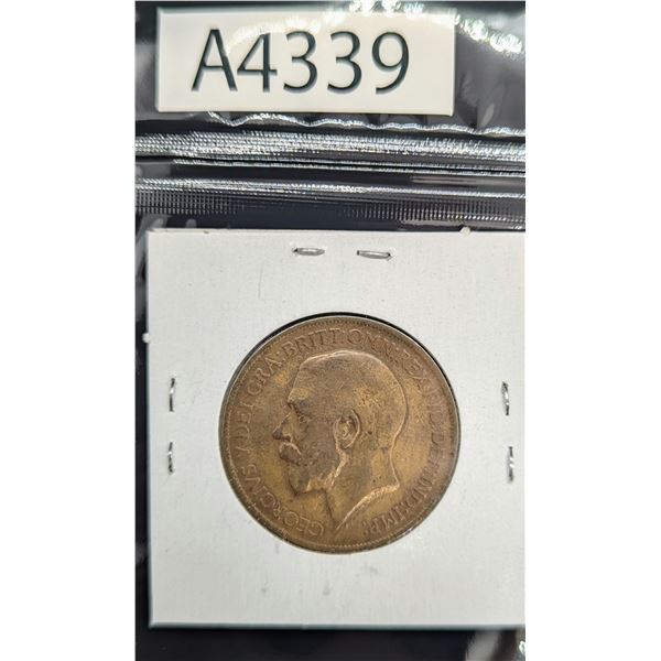 1921 UK Penny (A4339)