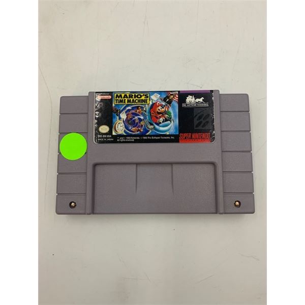 Super Nintendo Mario's time machine game