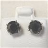 Image 1 : 14K  BLACK DIAMOND(3.06CT) EARRINGS