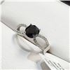 Image 2 : 14K  BLACK DIAMOND(1.3CT) RING SIZE 6.75