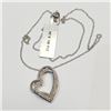 Image 2 : SILVER 32 DIAMONDS (0.34CT) NECKLACE