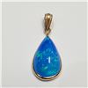 Image 1 : 14K  TREATED OPAL(3.5CT) PENDANT