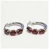 Image 1 : 10K  GARNET EARRINGS