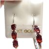 Image 2 : 10K  GARNET EARRINGS